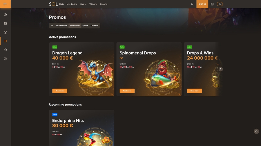 Sol Casino No Deposit Bonus: Start Winning Without Risk